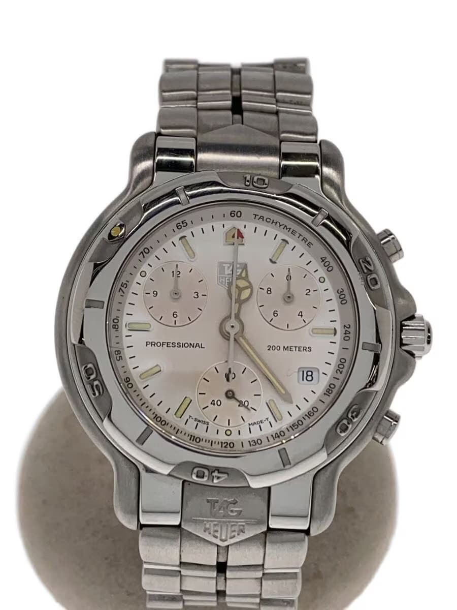 TAGHeuer Quartz Watch Analog Stainless SLV GRY CL1110