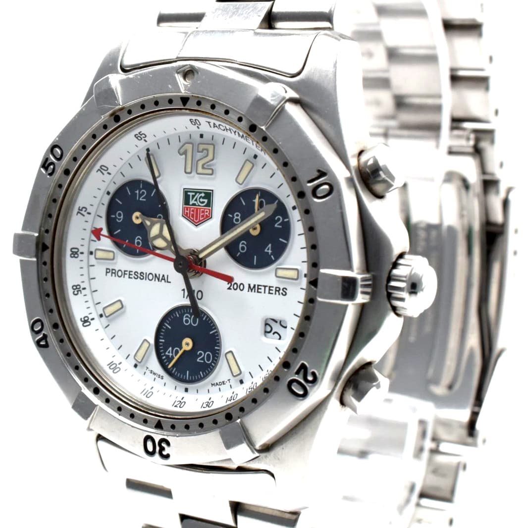 TAG Heuer Professional CK1111 2000 Chronograph Quartz Men's Watch From japan