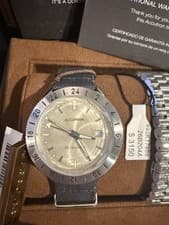 Accutron Astronaut LTi Eggshell Colored Dial Watch 26B204A Brand New In Box