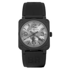 Bell & Ross BR03 Ceramic Gray Camo Dial 42x42mm BR0392-CAMO-CE/SRB Full Set