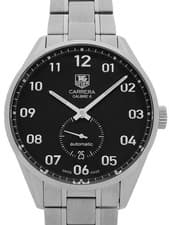 TAG Heuer Carrera Calibre 6 Automatic Watch WAR2110.BA0787 Black Dial 38mm
