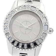 Christian Dior CD112115 Crystal Quartz Women's Watch From Japan G0425