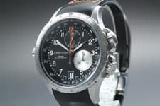 [Near MINT] Hamilton Khaki H776120 Chronograph Black Dial Quartz Men's Watch