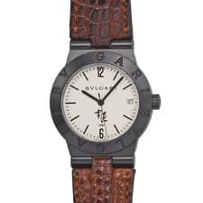 BVLGARI Sport Hong Kong Handover LC35S Automatic Off-White Dial Men's Watch