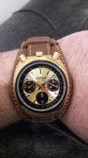 Citizen Bullhead Automatic Chronograph And Flyback 67-9020 Brad Pitt 1977
