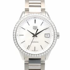 TAG HEUER Carrera Watch TAG HEUER Stainless Steel WBK1316 Quartz Polished Men s