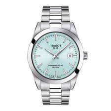 New Tissot Gentleman Powermatic 80 Automatic 40mm Ice Blue Dial Swiss Watch A.D.
