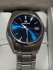 Grand Seiko SBGV225 Watch Timepiece Blue Dial Stainless Steel 40mm Genuine