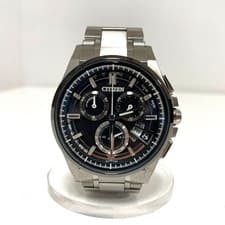 CITIZEN ATTESA Eco-Drive BY0094-52E Solar Radio Titanium Watch Black JP