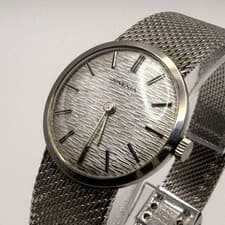 Juvenia Manual Wind Watch Original Strap Vintage Classic Working Used Item