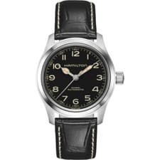 BRAND NEW HAMILTON Khaki Field "Murph" Men's Black 38mm Watch - H70405730