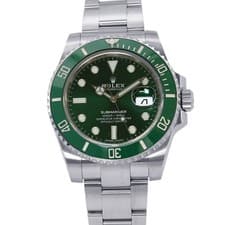 ROLEX Submariner Date 40mm Stainless Steel Green Dial 116610LV
