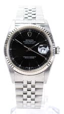 Rolex Datejust 16234 Stainless Steel & 18K White Gold Oyster Perpetual Watch