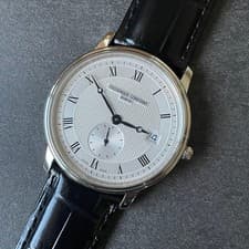 [SWISS MADE] Frederique Constant Slimline - Small Seconds - Guilloché Dial