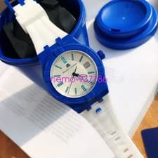 Maurice Lacroix Men'S Watch Ai2008-Bbb11-300-0 Icon Tide Quartz blue X White
