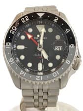 SEIKO 5SPORTS Automatic Watch Analog Stainless BLK SLV 4R34 00A0