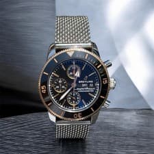 Breitling Superocean Heritage Chronograph 44 Automatic tow tone rose gold  .