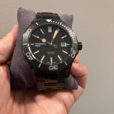 Christopher Ward C60 Trident Pro 600 Vintage Automatic black PVD Watch