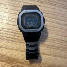 Casio GMWB5000MB1JF Full Metal G SHOCK Watch Black Stainless Steel Edition