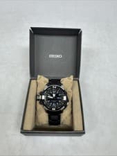 Seiko 5 Sport Atlas Map Meter Automatic 7S36-02K0 Black Dial Compass