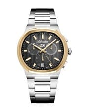 ADRIATICA Men Casual Watch Classic Dress Black Dial Waterproof Swiss Chronograph