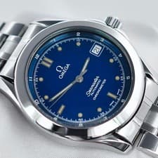 Omega Seamaster 120m Automatic Watch 2501.80 Blue Dial 36mm