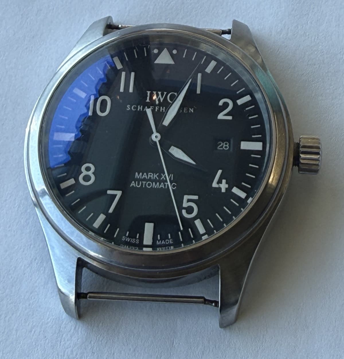 IWC SCHAFFHAUSEN Pilot's watch mark XVI Automatic Men's Watch No Band W Buckle
