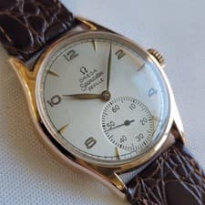 Omega Seamaster 2508 DeVille 18k Rose Gold 36mm 1940s Mens Manual Wind RA711