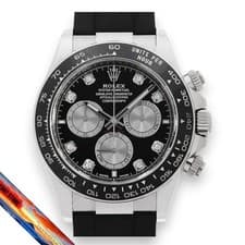 Rolex Cosmograph Daytona 8P Diamond 126519LNG Black Steel