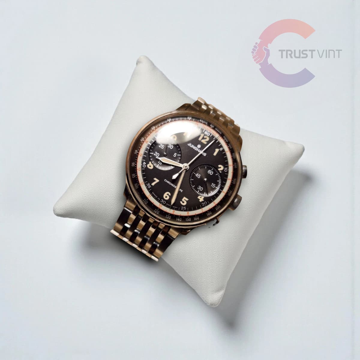 Junghans Meister Telemeter 027/3380.00 Chronoscope Automatic 40mm Men's Watch