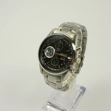 Used SEIKO SEIKO Wristwatch 7T92 HDN0 ONE PIECE Anime 25th Anniversary Silver Hi