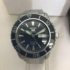SEIKO SNZH55 Watch Timepiece Seiko 5 Sports Automatic See Through Navy Dial