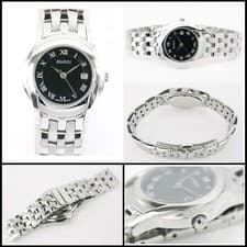 Gucci G Class 5500L YA055503 Ladies Black Dial Quartz Used