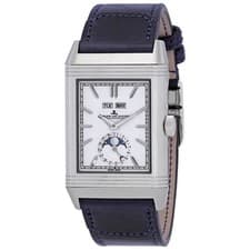 Jaeger LeCoultre Reverso Tribute Hand Wind White Dial Men's Watch Q3918420