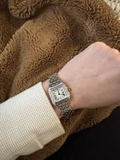 Cartier Panthère De Cartier Mini Quartz Steel Women's Luxury Analog Watch