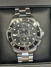 Tag Heuer Aquaracer 43mm Quartz Can1010 Full Set Box And Papers 2011