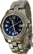 Breitling Colt GMT A32350 Black Dial 40mm Automatic Mens Watch Excellent A6265