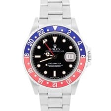 1993 Rolex GMT-Master PEPSI Blue Red Stainless Steel OYSTER 40mm 16700 Watch