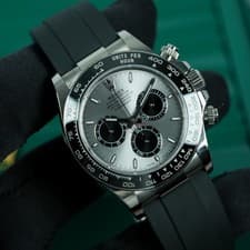 2025 Rolex Cosmograph Daytona 18K White Gold Ghost Oysterflex 126519LN Full Set
