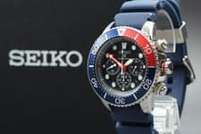 [MINT Box] SEIKO Prospex V175-0AD0 Pepsi Chronograph Divers Solar Mens Watch JP