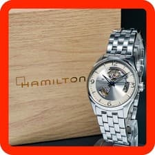 BOXED[N-MINT] HAMILTON Jazzmaster Viewmatic Open Heart H327050 Automatic Men