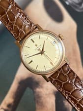 VINTAGE ZENITH SPORT MANUAL WINDING ROSE GOLD MEN'S WATCH sports