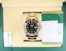 2019 Rolex Sea-Dweller 126603 Black Dial TT 18kt Oyster With Papers 43mm