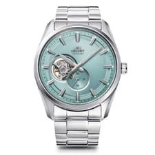 Orient Semi Skeleton Watch RN AR0009L Light Blue Men 5 ATM Sapphire Crystal