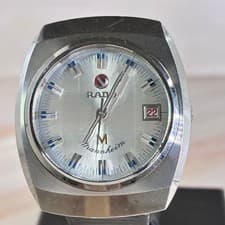 Rado Mannheim Vintage Automatic Cut Glass Watch