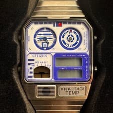 Citizen Ana-Digi Temp Star Wars R2-D2 JG2117-51A Limited 550 New Unused