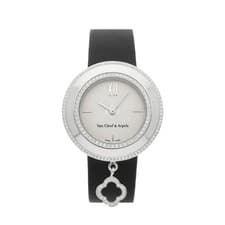 Van Cleef & Arpels Charm Mini Watch Gold Diamond Alhambra Watch VCAR029A00