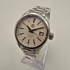 TAG HEUER CARRERA LADIES WATCH WAR24XX-CS STEEL SWISS AUTOMATIC. NEEDS SERVICE.