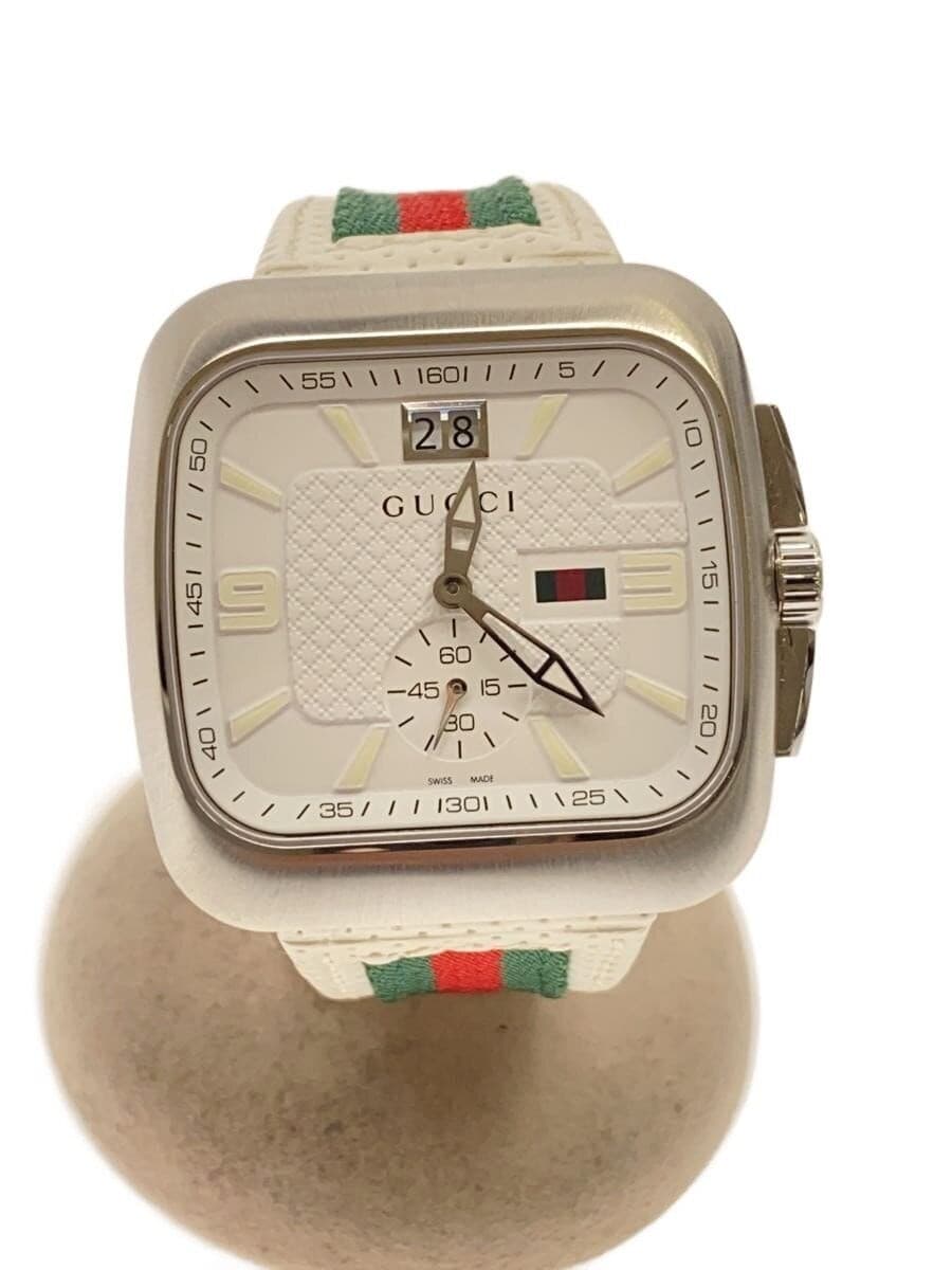 GUCCI Coupe Quartz 131.3 Men's Watch From Japan G0415