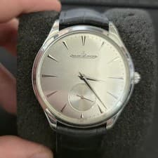 Jaeger-LeCoultre Master Control Ultra Thin Small Second Silver Watch 2017